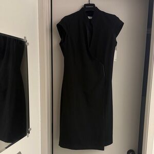 Calvin Klein Elegant Black Midi Dress